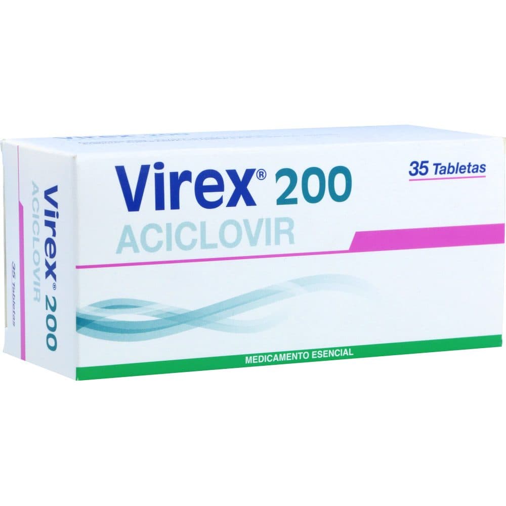 Virex 200Mg Caja X 35 Tabletas