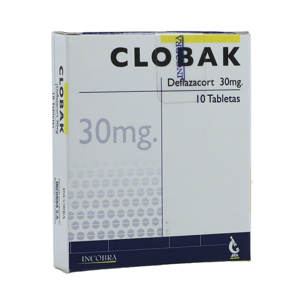 Clobak 30Mg Caja X 10 Tabletas