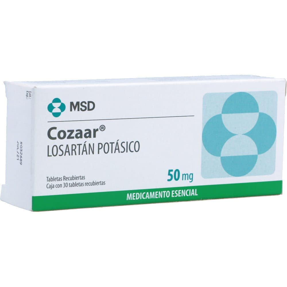 Cozaar Tabletas Recubiertas 50Mg Caja X 30
