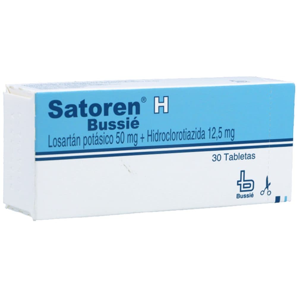 Satoren H Tabletas 50Mg+12.5Mg Caja X 30