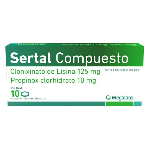 Sertal Compuesto Tabletas Recubiertas Caja X 10