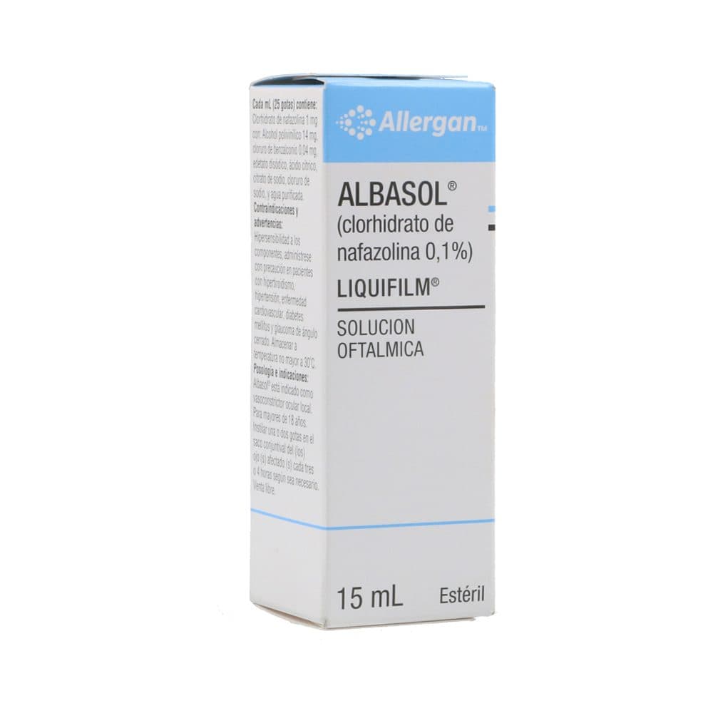 Albasol Liquifilm Solución Oftalmica Frasco X 15 Ml