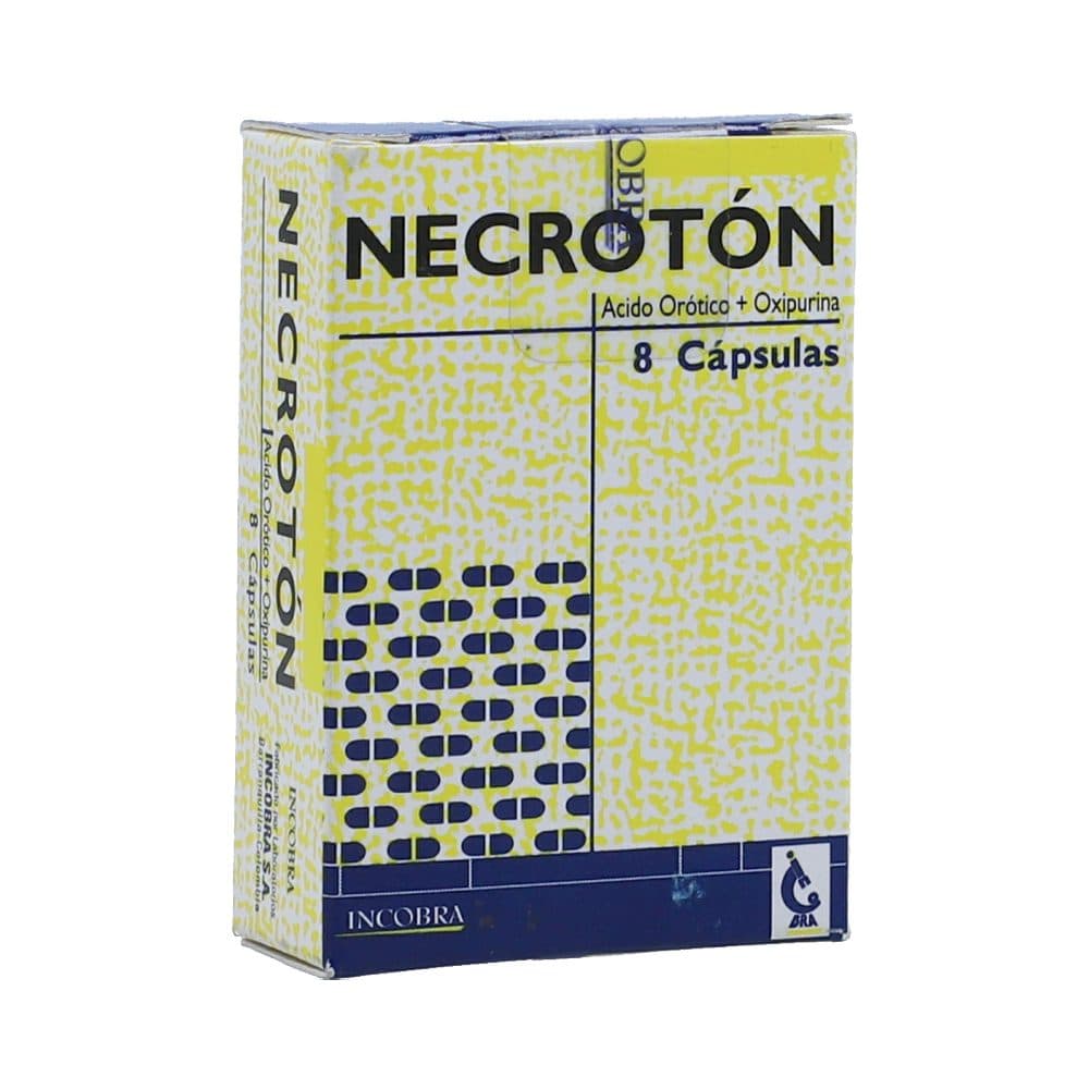 Necroton 75Mg+150Mg Caja X 8 Cápsulas