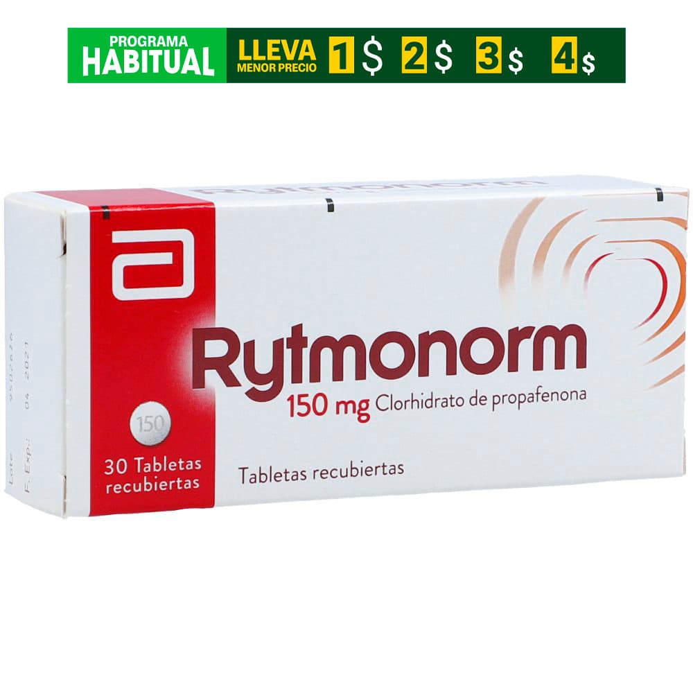 Rytmonorm 150 Mg · 30 Tabletas