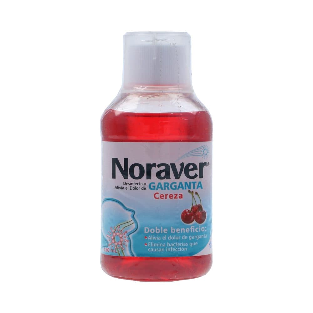 Noraver Solución Bucal Frasco X 120 Ml Cereza