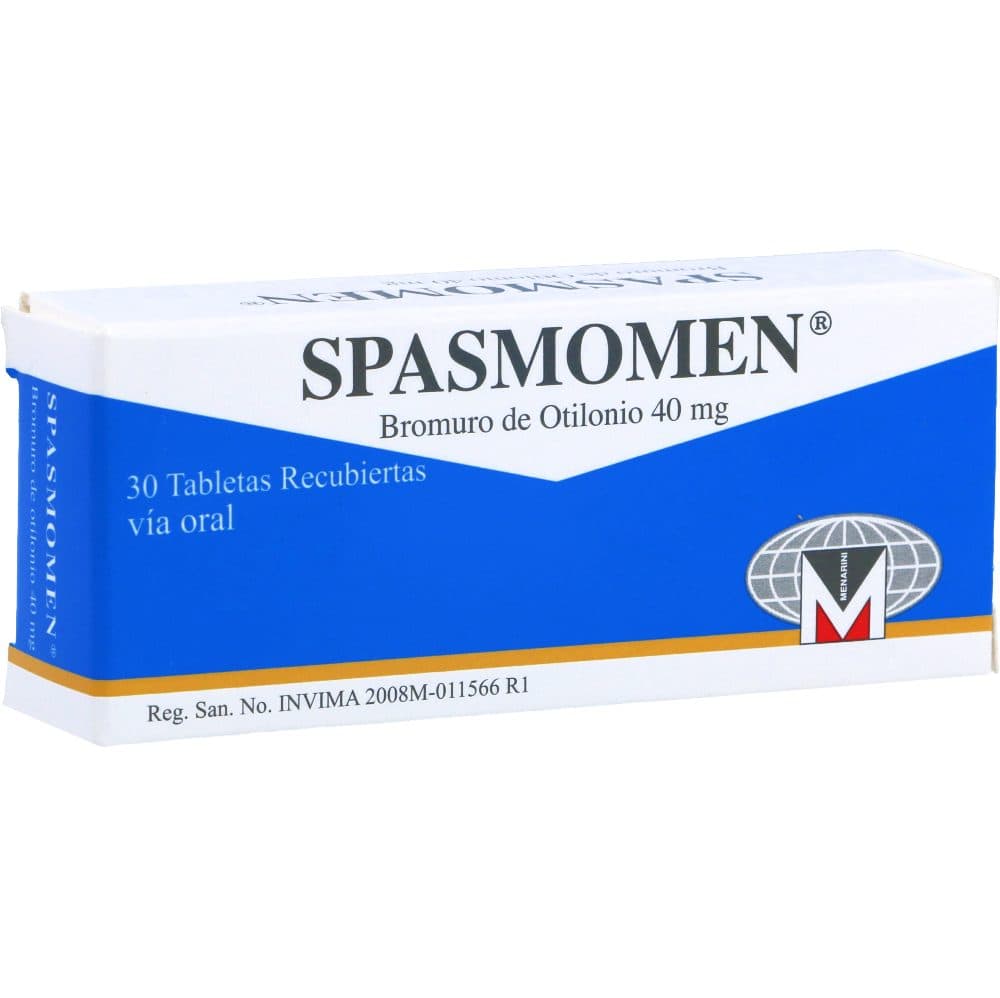 Spasmomen Tabletas Recubiertas 40Mg Caja X 30