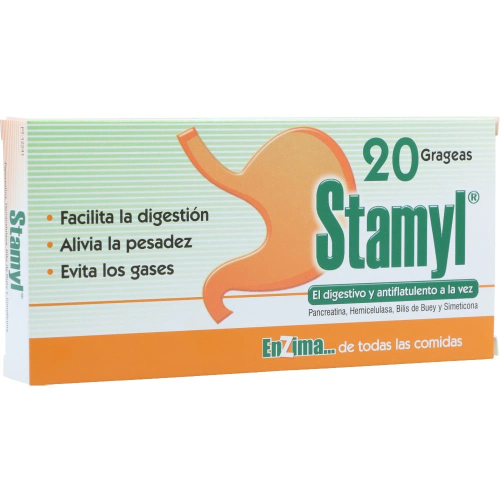 Stamyl 175Mg+50Mg+40Mg+25Mg Caja X 20 Grageas