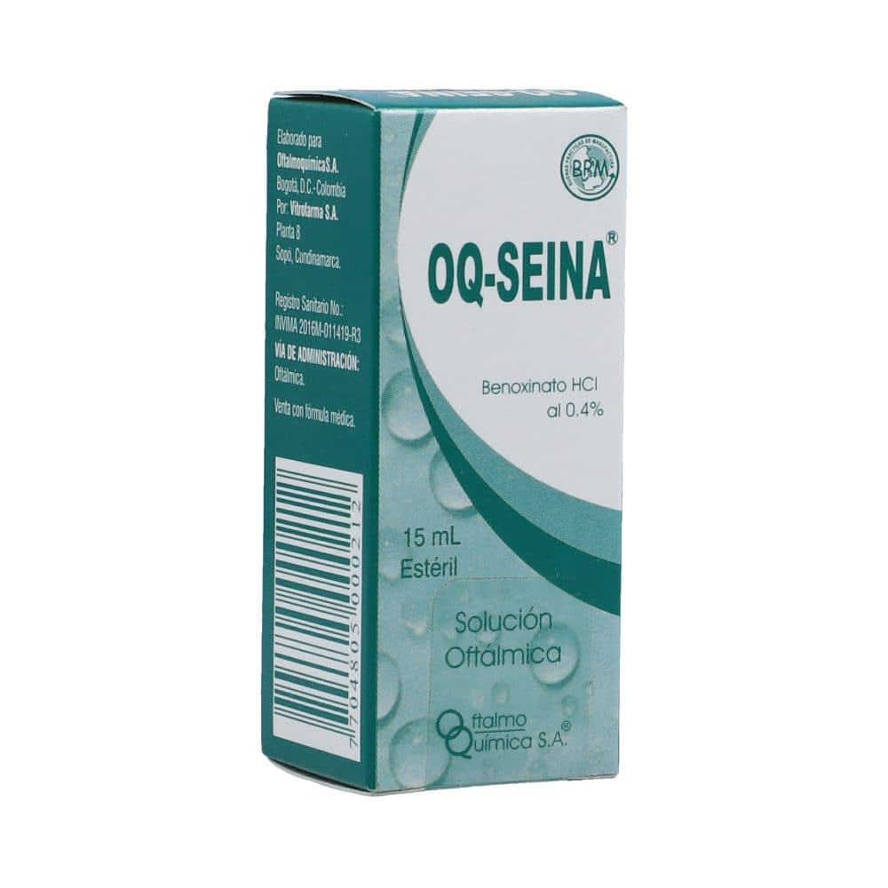 Oq Seina 0,004 Solución Oftalmica Frasco X 15 Ml