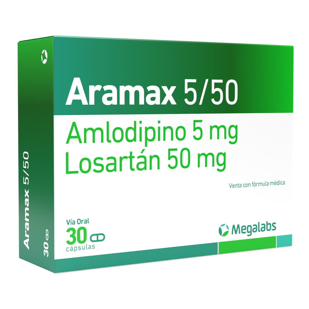 Aramax (5+50) Mg Capsulas Cajas X 30
