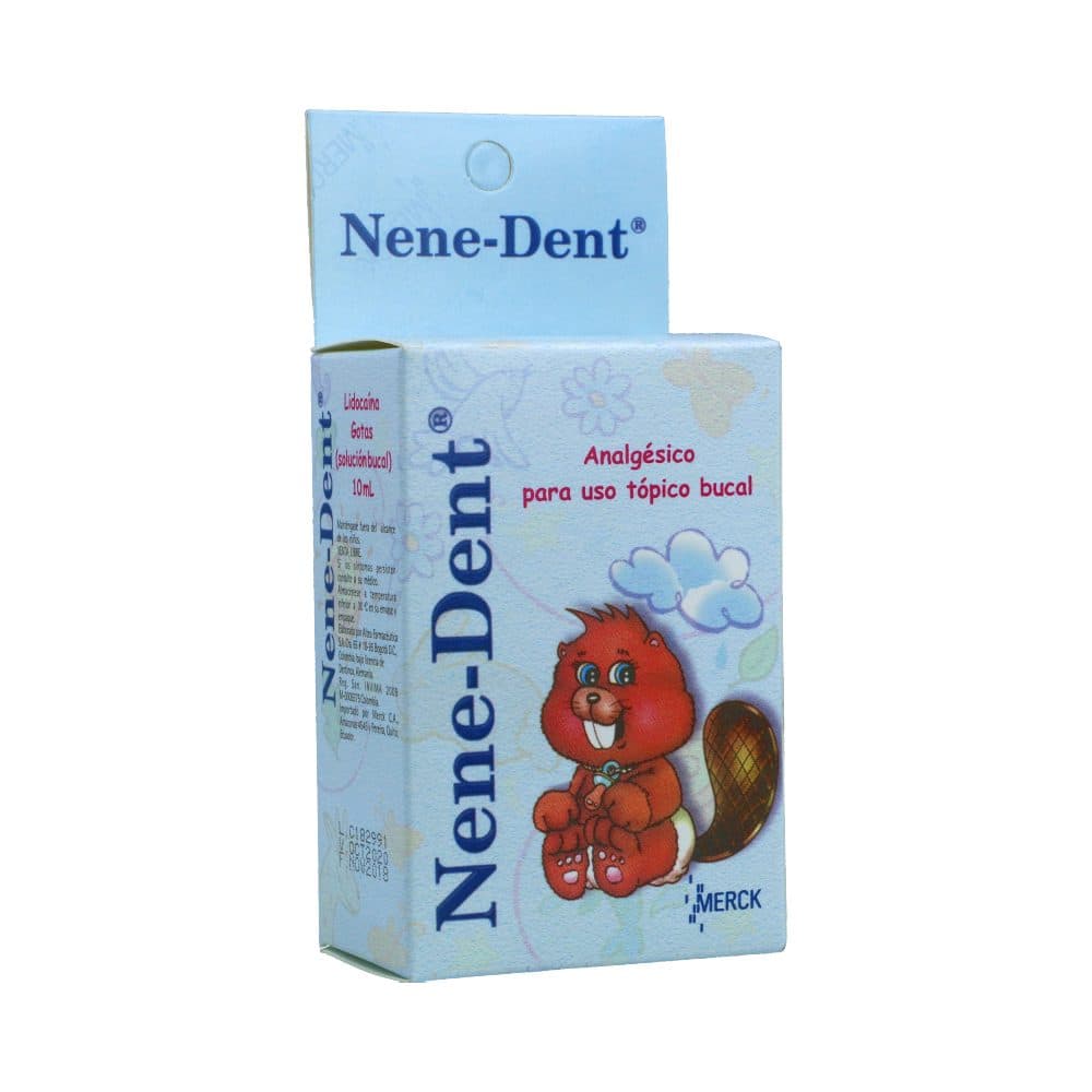 Nene-Dent Analgesico Para Uso Tópico Bucal Frasco X 10 Ml