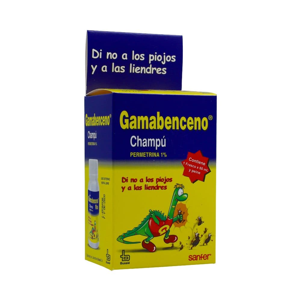 Gamabenceno 0,01 Shampoo Frasco X 60Ml