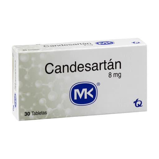 Candesartán Tabletas 8Mg Caja X 30