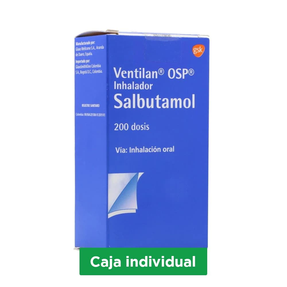 Ventilan Osp 100Mcg Inhalación Oral Frasco X 200Dosis