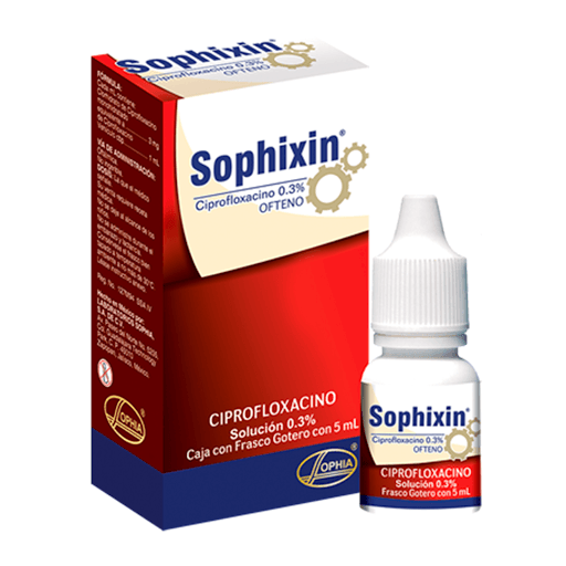 Sophixin Ofteno Solución Oftálmica 0,3% Frasco X 5Ml