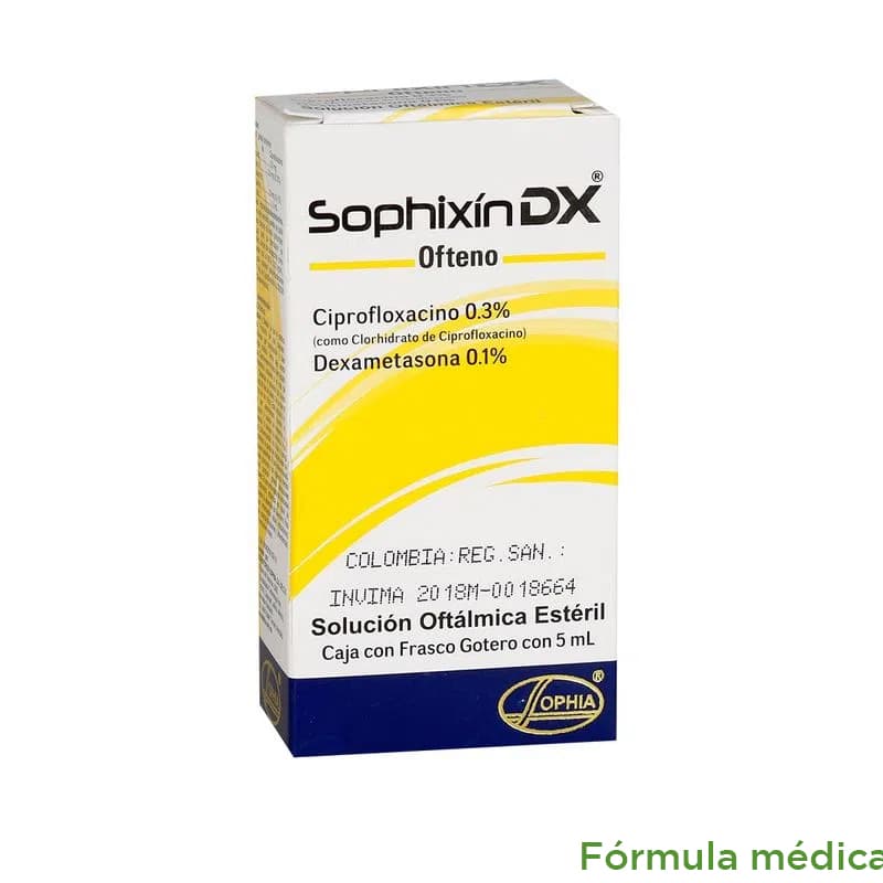 Sophixin Dx (3+1)Mg/Ml Solución Oftálmica Frasco X 5Ml
