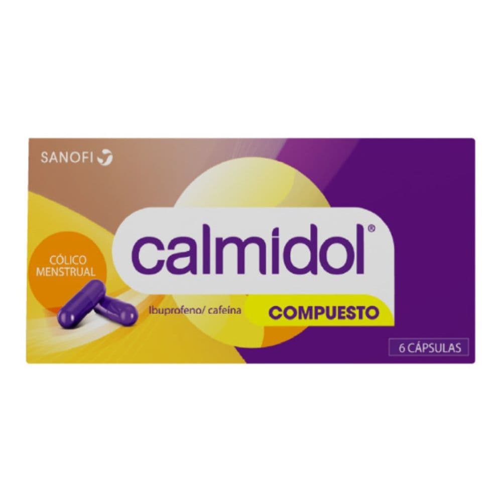 Calmidol Compuesto (200+30)Mg Caja X 6 Cápsulas
