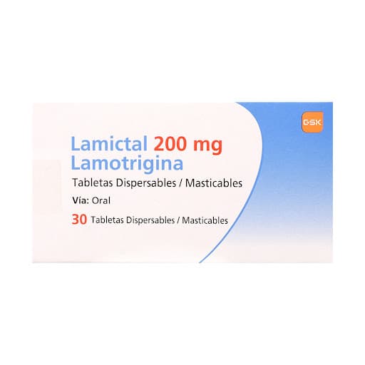 Lamictal Tabletas Dispersables 200Mg Caja X 30
