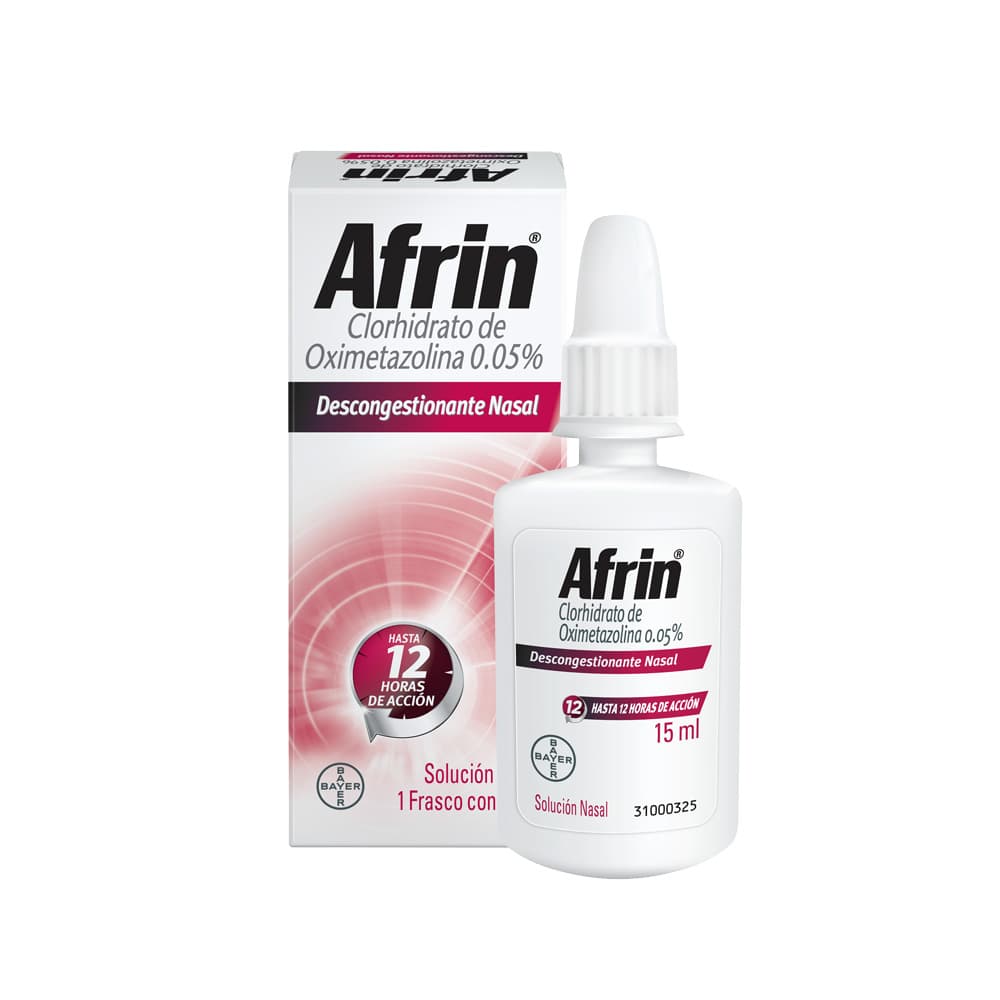 Afrin Solución Nasal 0.05% F15Ml 0.05% Frasco X 15Ml