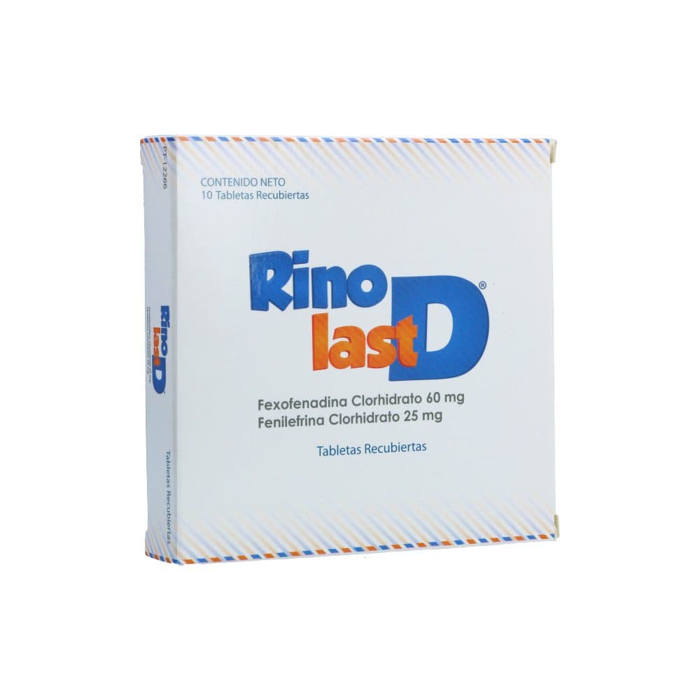 Rinolast D Caja X 10 Tabletas Recubiertas