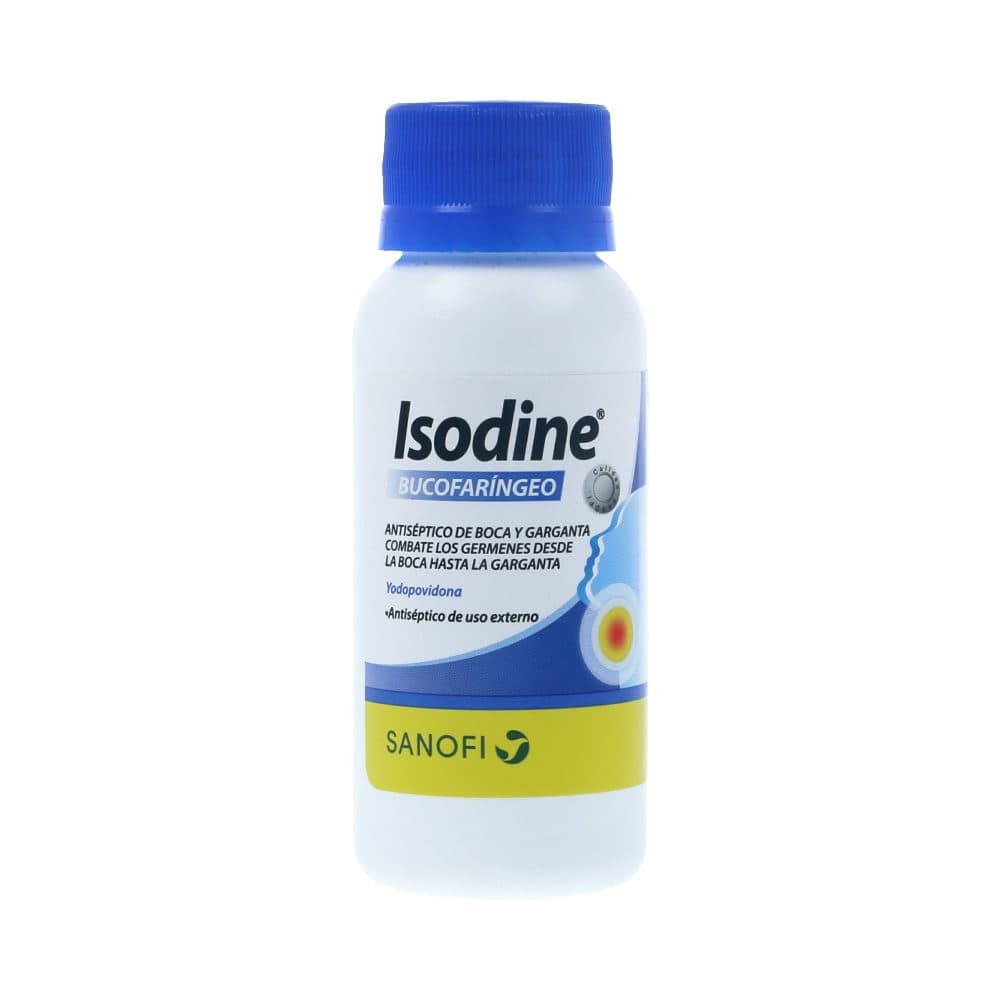 Isodine Bucofaríngeo Antíseptico Uso Externo Solución Bucal Frasco X 60Ml