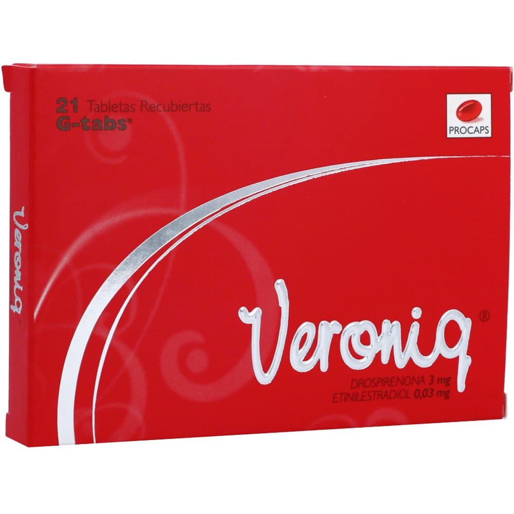 Veroniq Tabletas Recubiertas 3 Mg/0,03Mg Caja X 21