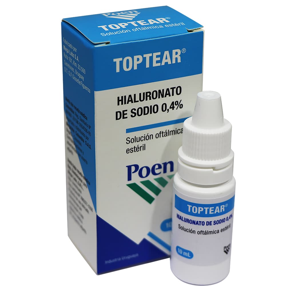Toptear Solución Oftálmica Estéril Frasco X 10 Ml