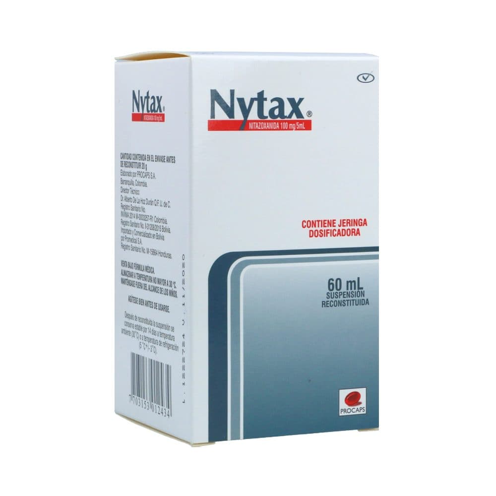 Nytax Suspensión Oral 100Mg/5Ml Frasco X 60Ml