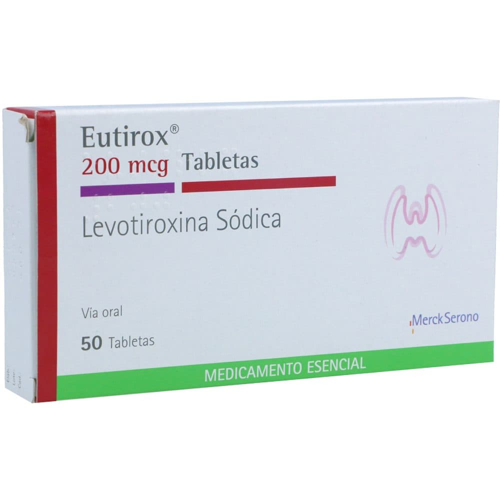 Eutirox Tabletas 200Mcg Caja X 50