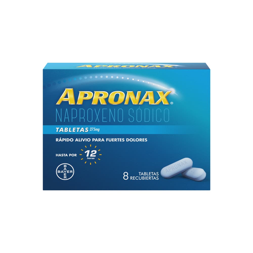 Apronax 275Mg Caja X 8 Tabletas Recubiertas