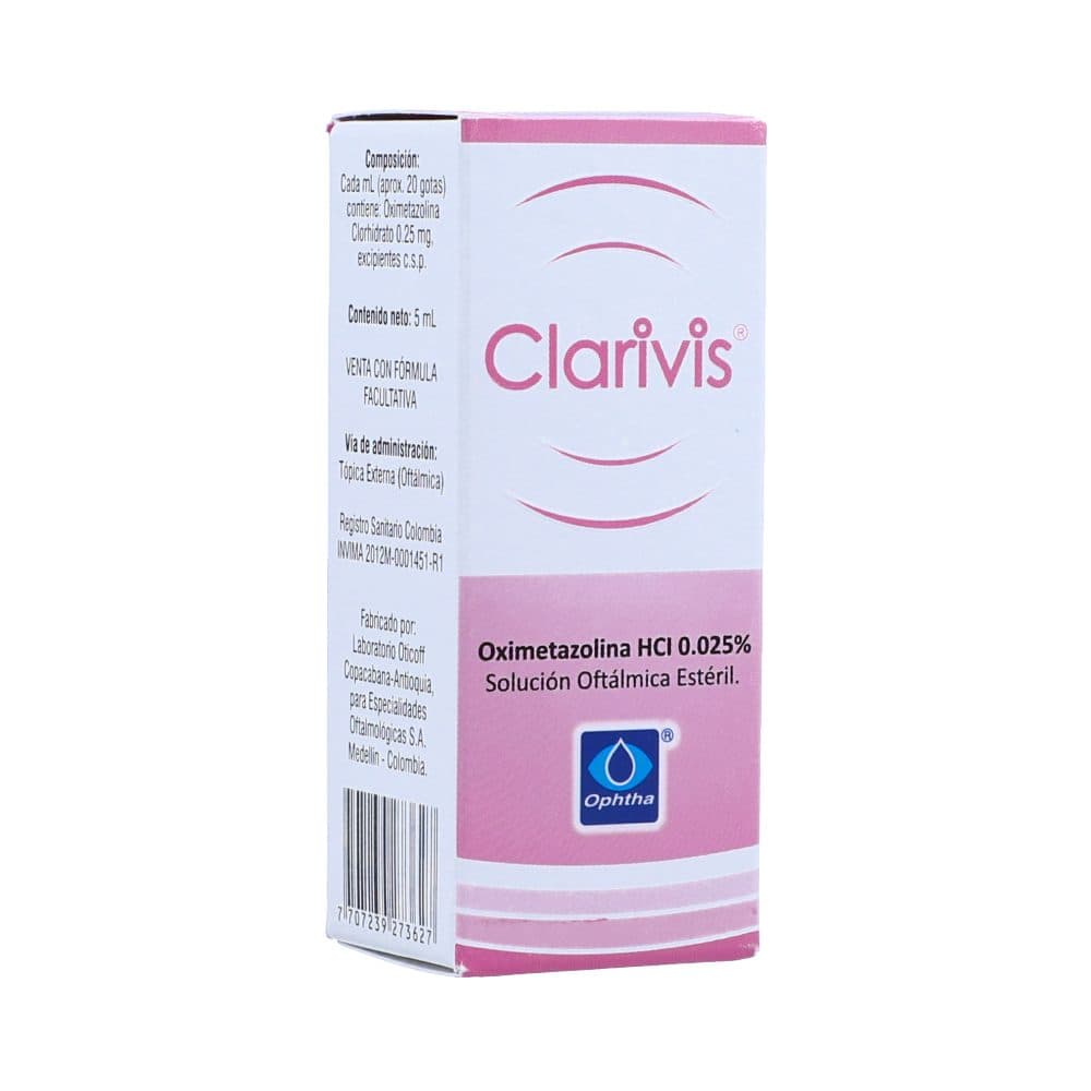 Clarivis Solución Oftalmica Frasco X 5Ml