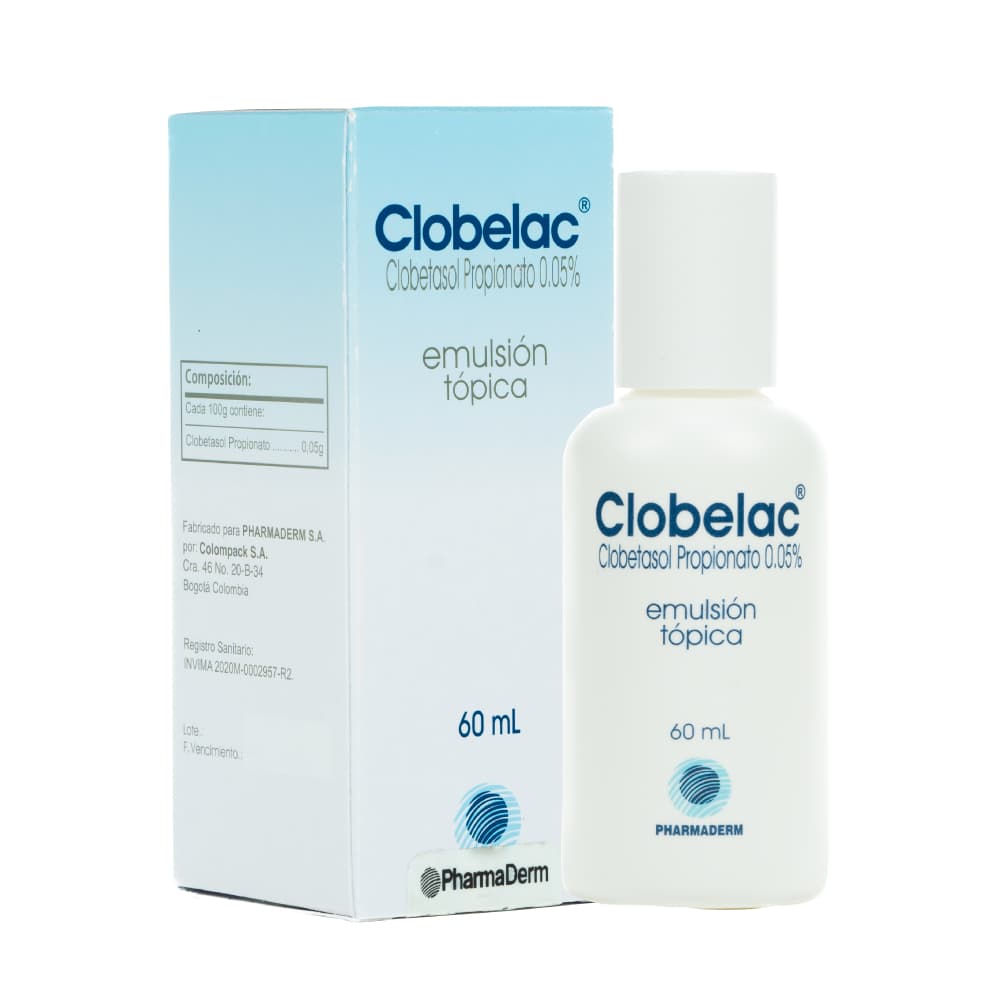 Clobelac Emulsion Tópica 0.05% Frasco X 60Ml