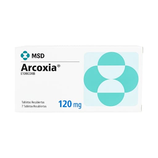Arcoxia Tabletas 120Mg Caja X 7
