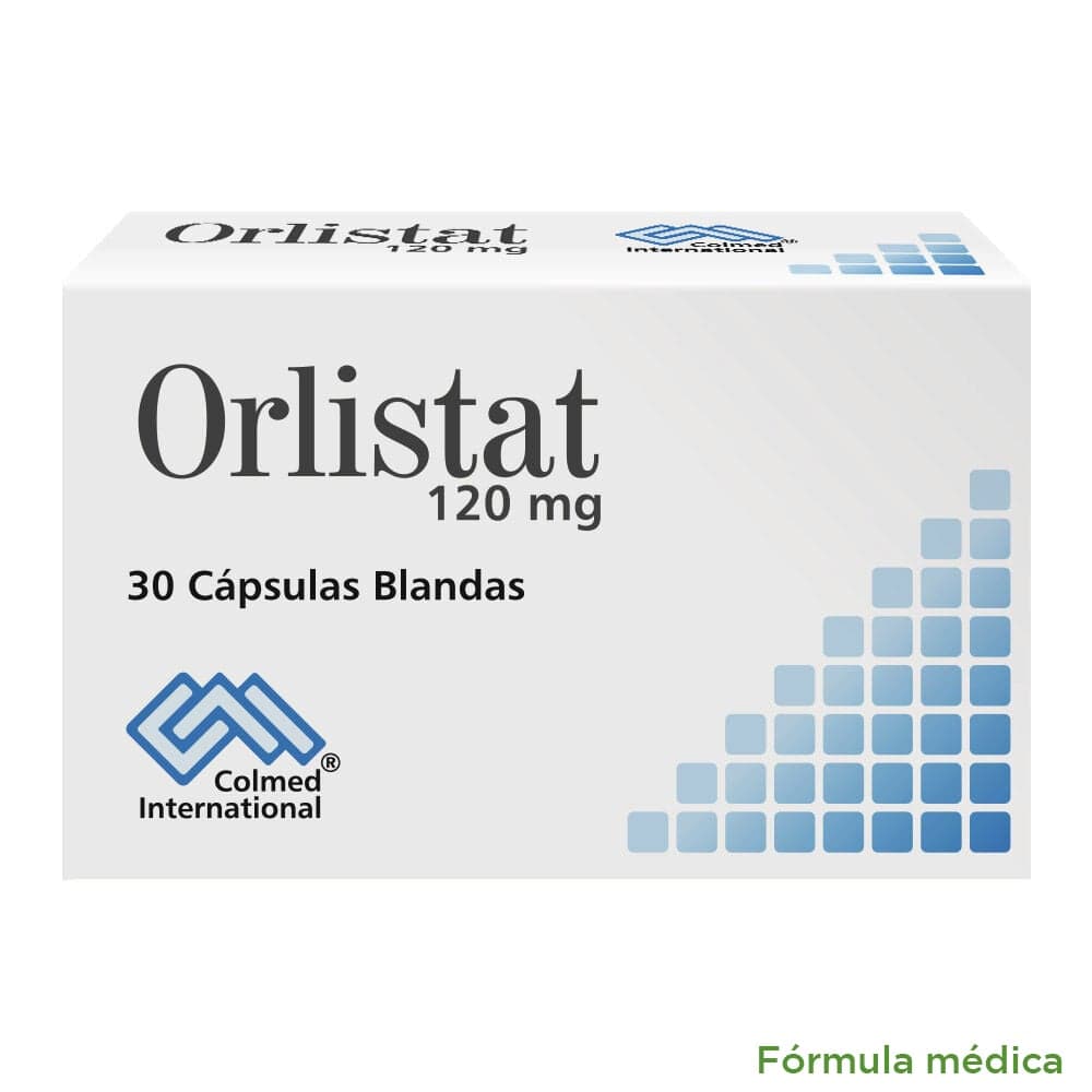 Orlistat 120Mg Capsula Blanda Caja X 30