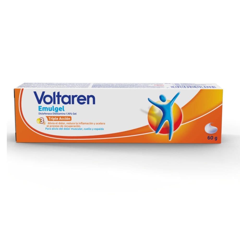 Voltaren 0,01 Gel Tópico Tubo X 60Gr