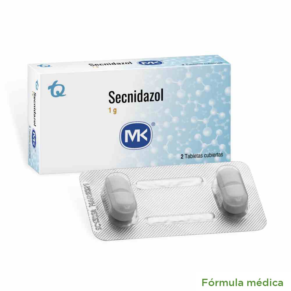 Secnidazol 1000Mg Tableta Caja X 2 Mk