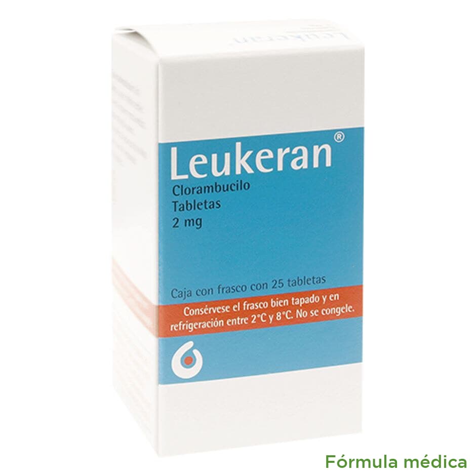 Leukeran 2Mg Frasco X 25 Tabletas Recubiertas