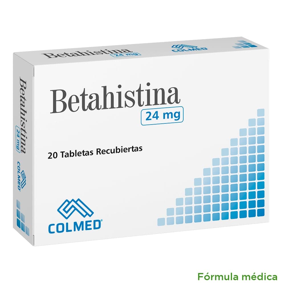 Betahistina 24Mg Tableta Recubierta Caja Por 20 Colmed