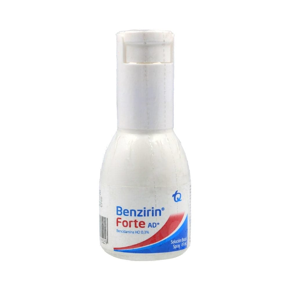 Benzirin Forte Ad Spray 0.3% Solución Bucal Frasco X 45Ml