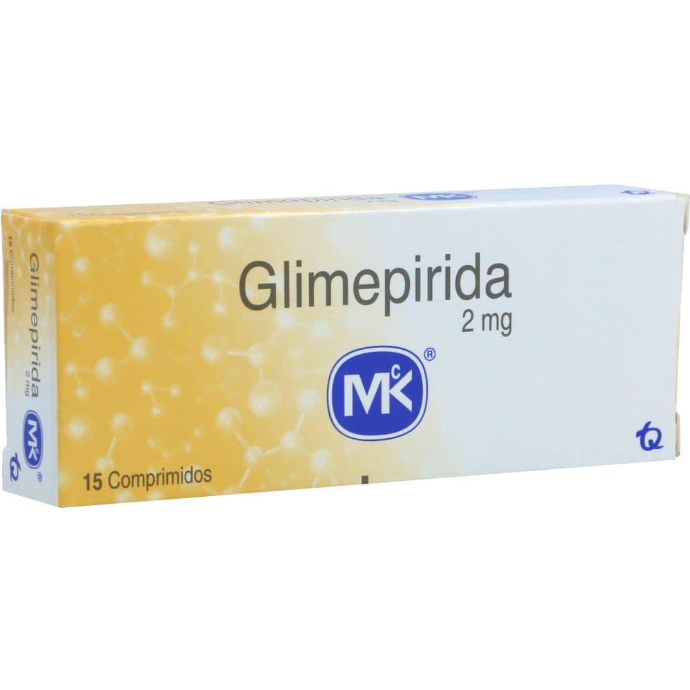 Glimepirida Mk 2Mg Caja X 15 Tabletas
