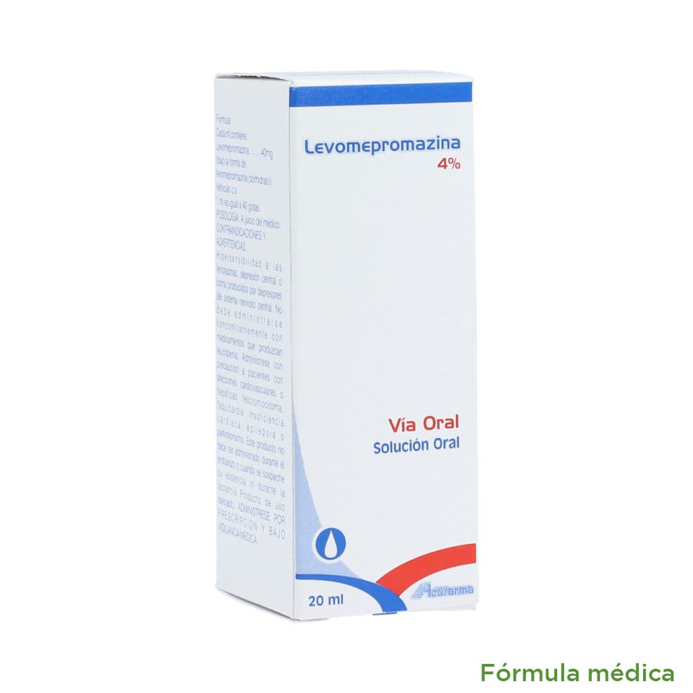 Levomepromazina 40Mg/Ml(4%) Solución Oral Frasco X 20Ml Arbofarma