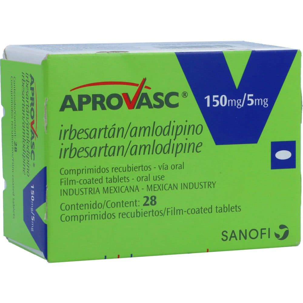 Aprovasc (150+5)Mg Caja X 28 Tabletas Recubiertas