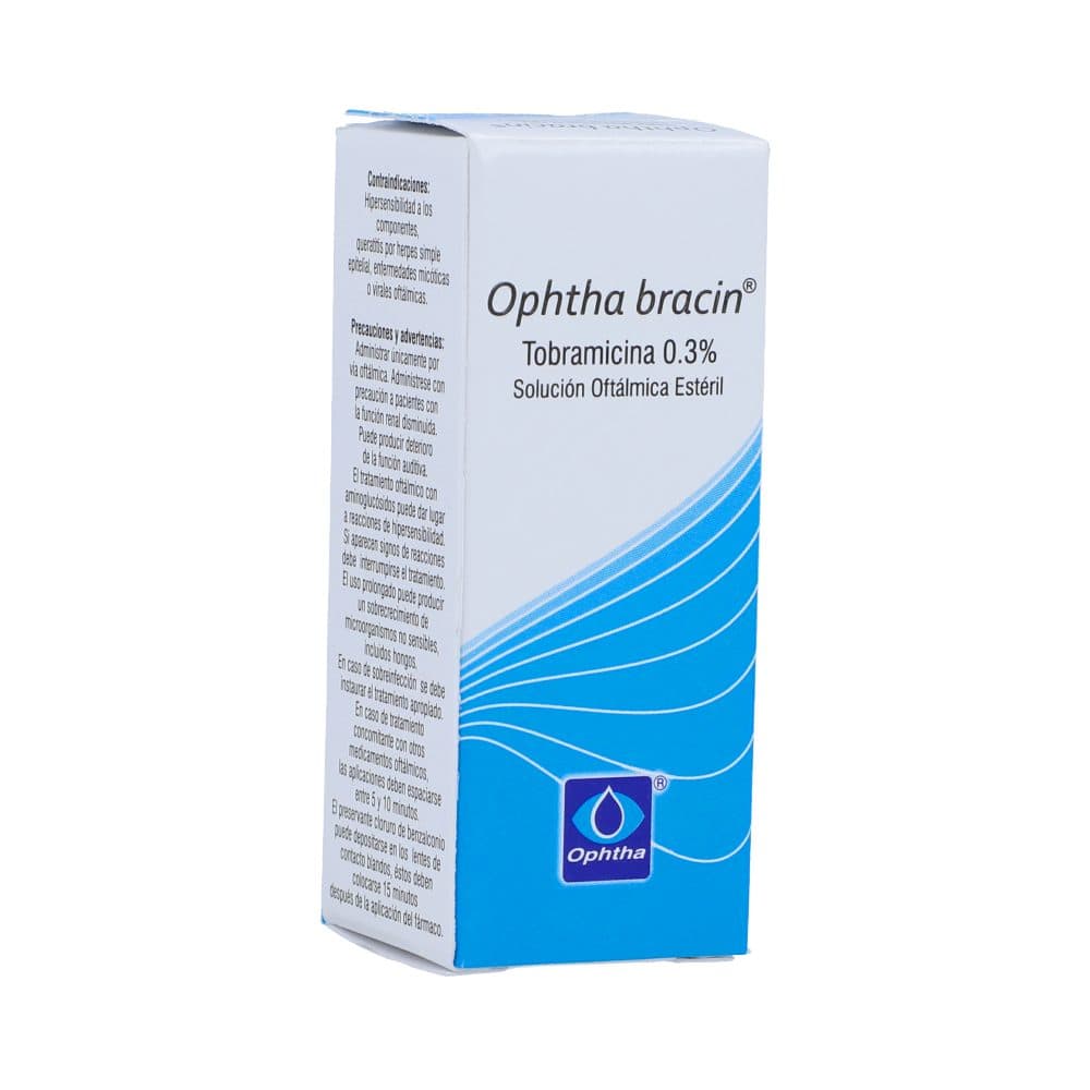 Ophthabracin 3 Solución Oftalmica Frasco X 5Ml