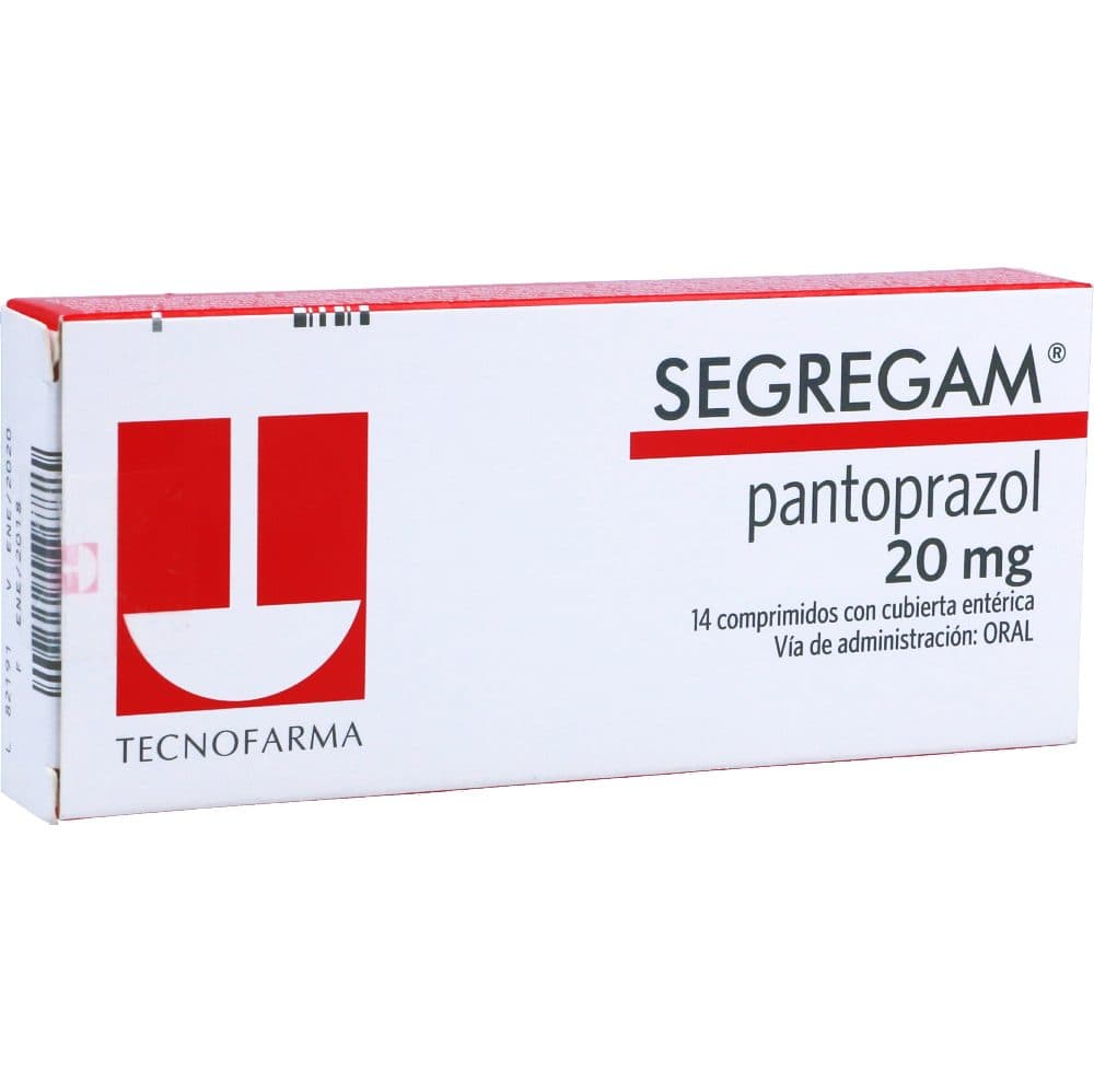 Segregam 20Mg Caja X 14 Tabletas Cubierta Enterica