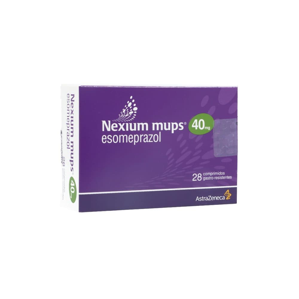 Nexium Mups 40Mg Caja X 28 Tabletas Cubierta Enterica