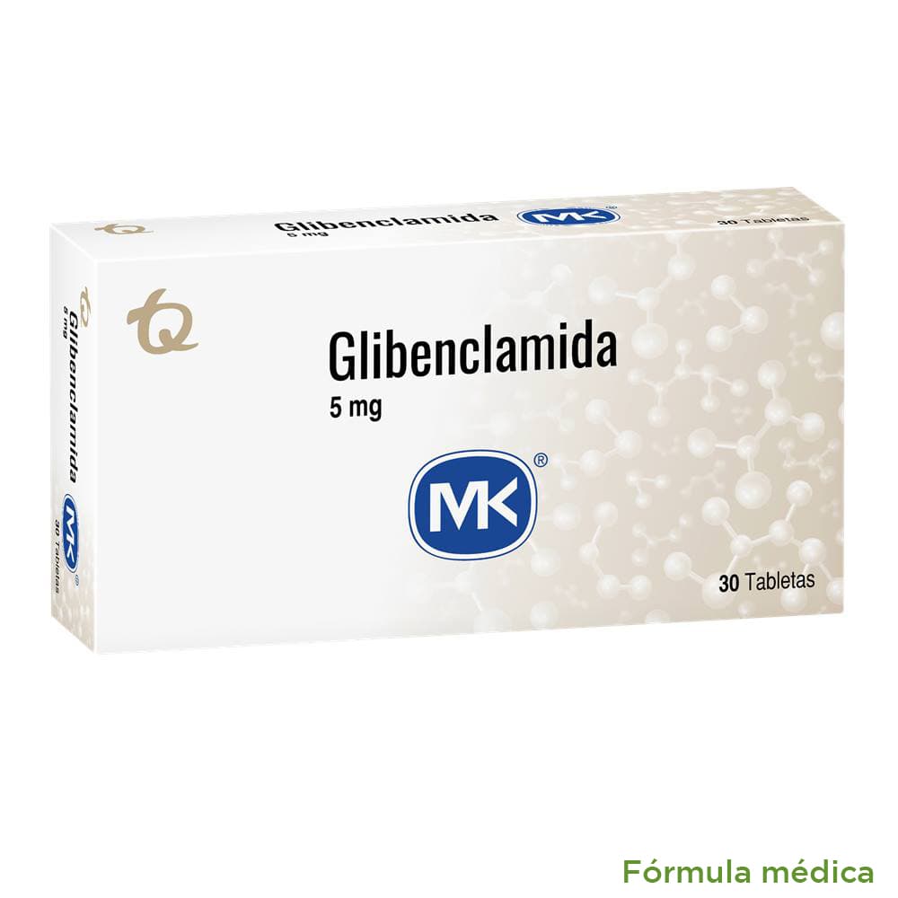 Glibenclamida Mk 5Mg Caja X 30 Tabletas