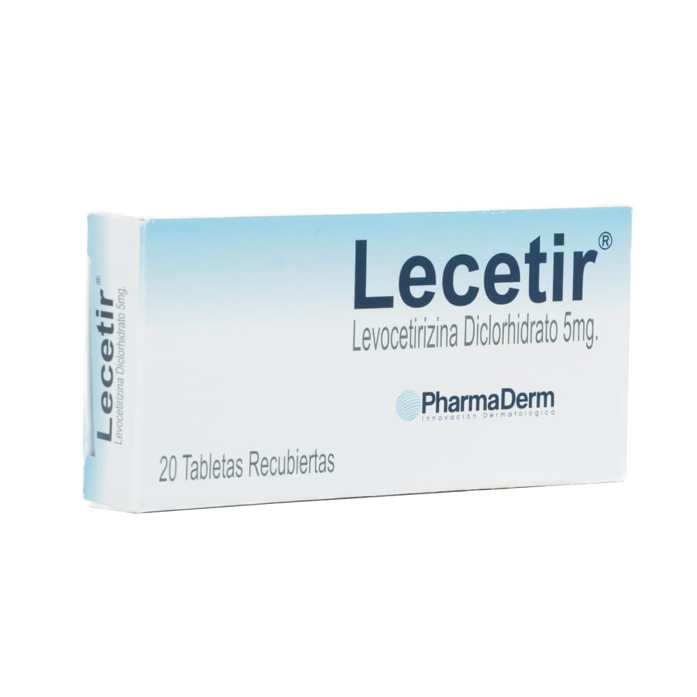 Lecetir 5Mg Caja X 20 Tabletas Recubiertas