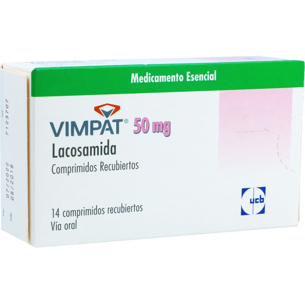 Vimpat Tabletas Recubiertas 50Mg Caja X 14
