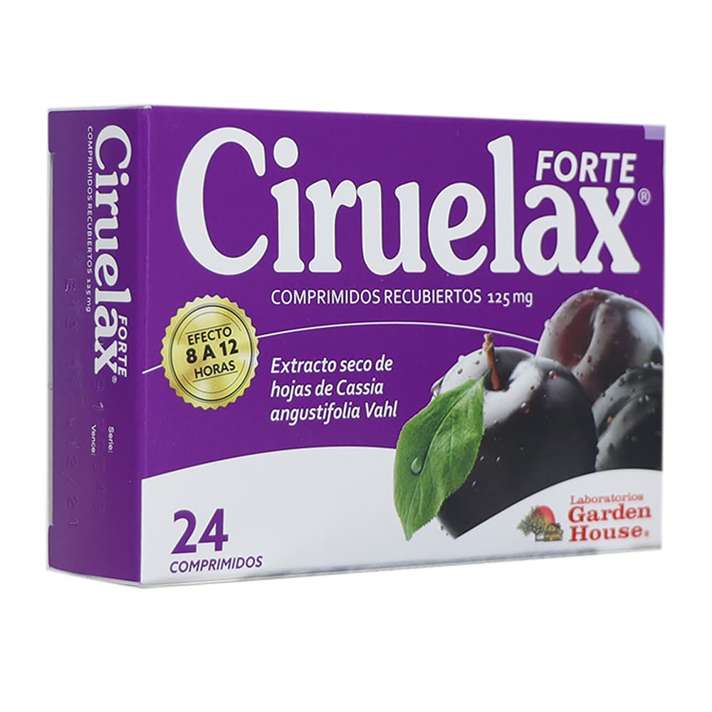 Ciruelax Forte Comprimido Recubiertos 125Mg Caja X 24