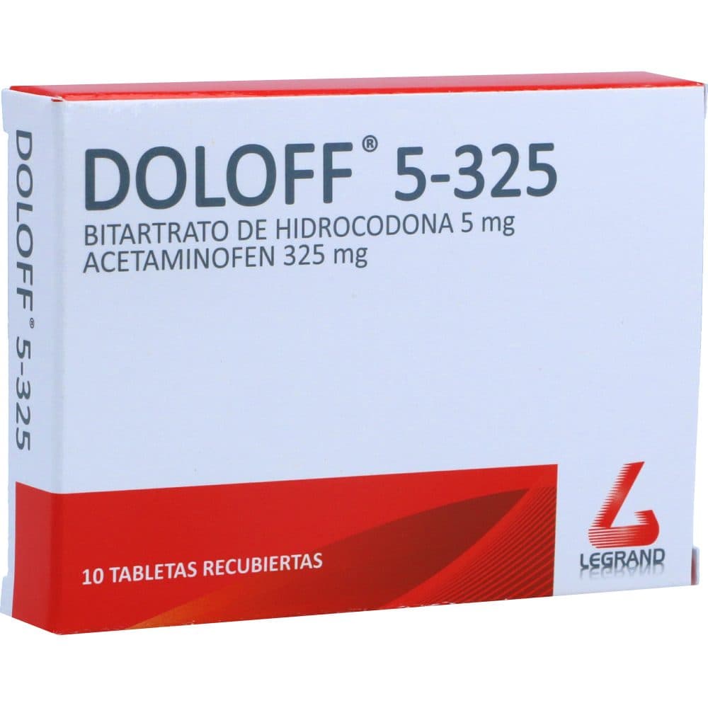 Doloff 5Mg+325Mg Caja X 10 Tabletas