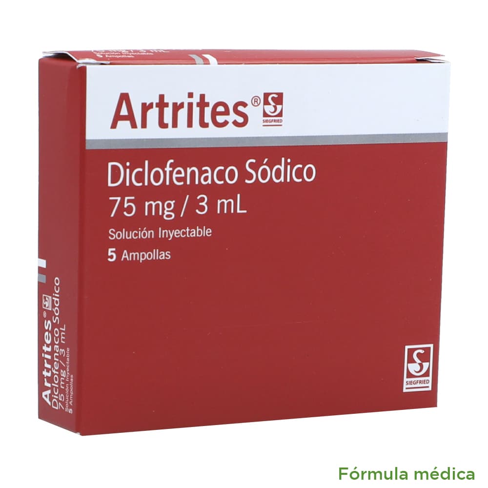 Artrites 75 Mg/3Ml (25Mg/Ml) Solución Inyectable X 1 Ampolla